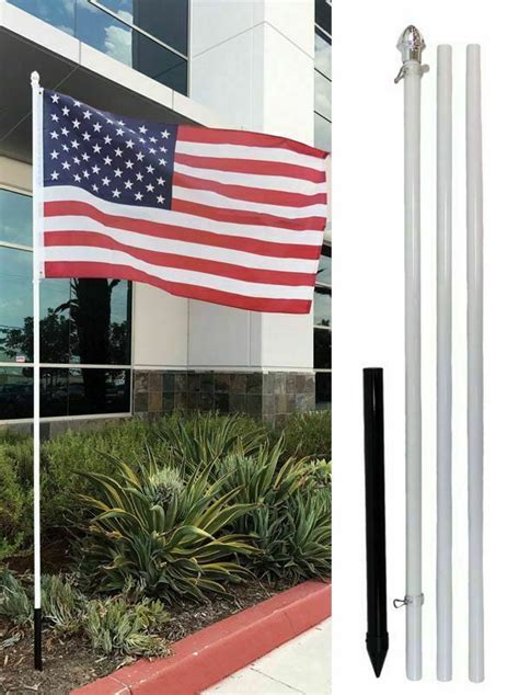 Walmart flag pole - 28. $ 8979. United States of America Tall Team Flag Tailgating Flag Kit 8.5 x 2.5 feet with Pole. $ 14256. 20ft Flag Pole 20' Telescoping Fiberglass Pole Tail Gating Pole Antenna Pole. $ 5885. Portable Metal Flag Pole Wheel Stand Tailgate Tire Mount 25ft 20ft Telescopic Holder. Best seller. $ 1167.